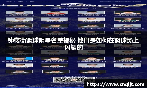 钟楼街篮球明星名单揭秘 他们是如何在篮球场上闪耀的